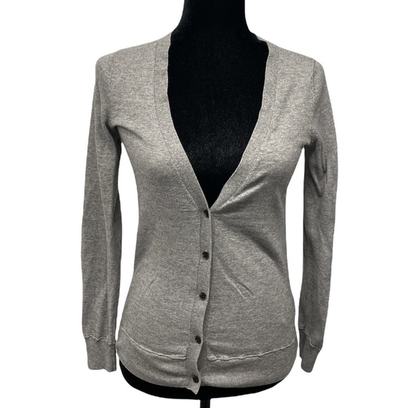 Massimo Dutti silk cashmere blend cardigan sweater lightweight button front - Picture 11 of 11